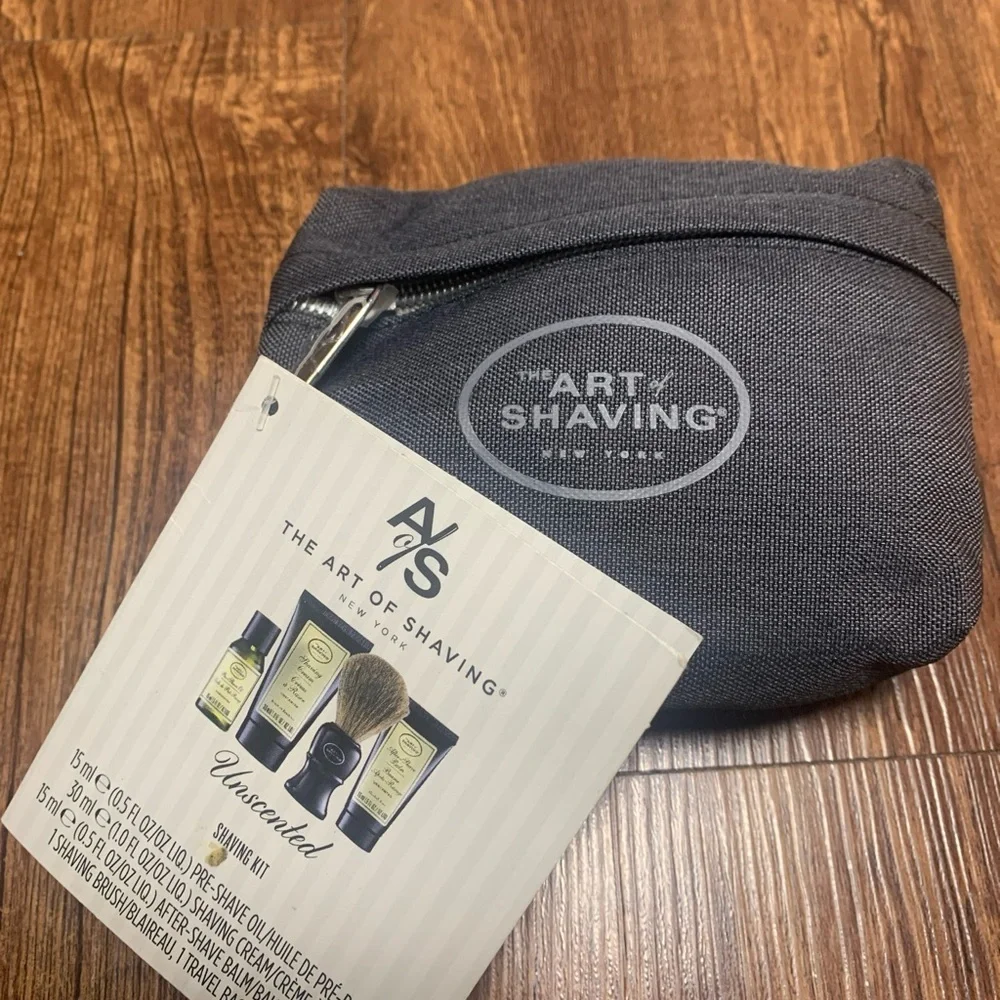The Art of Shaving Kit 4-Piece Travel Set Unscented New